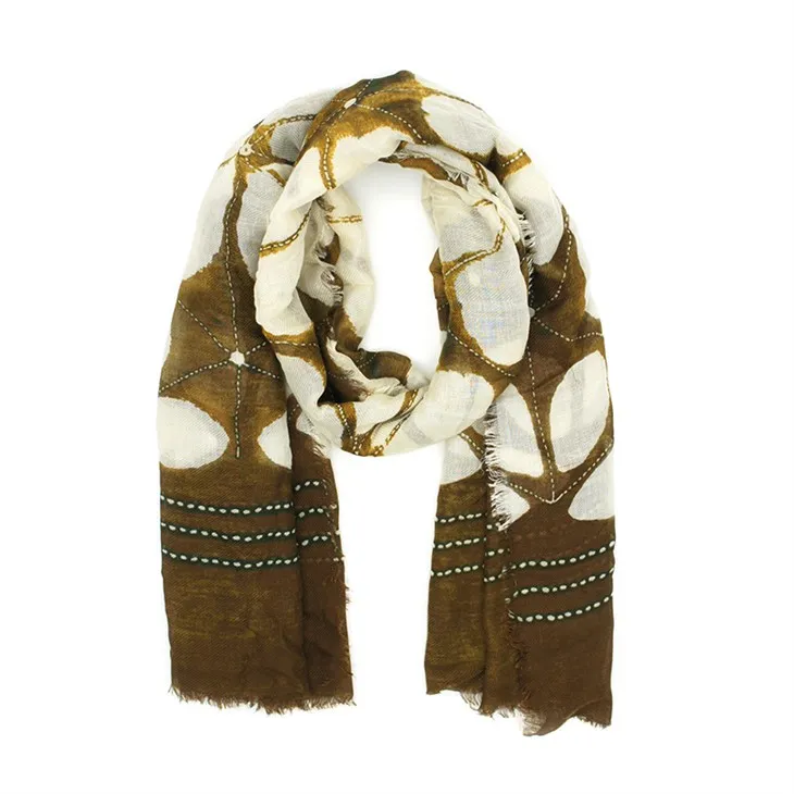 Çiçek Baskı Eşarp S017