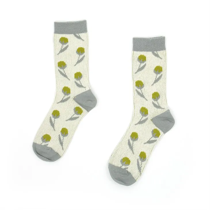 Nakışlı Pamuklu Çoraplar