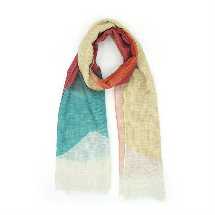 Degrade Renk İpek Eşarp