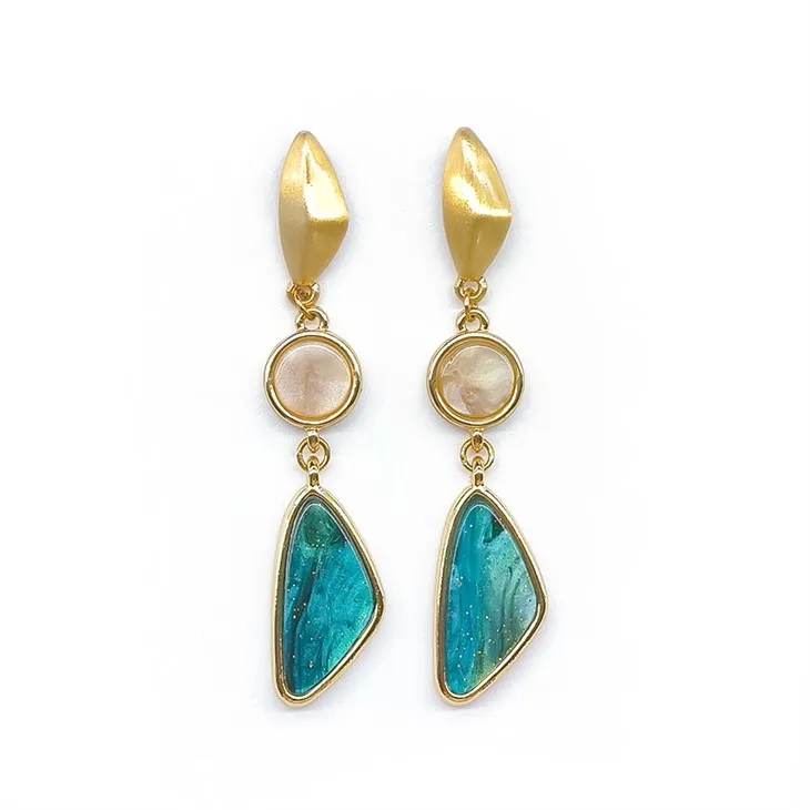 Kadınlar için Okyanus Saplama Küpe