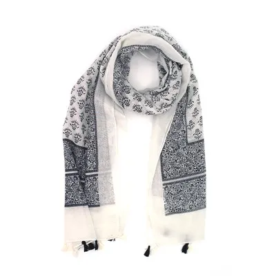 Çiçekli Poli Kadın Eşarpları