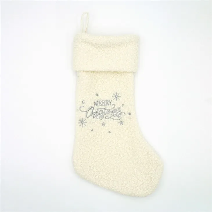 Beyaz Noel Çorapları